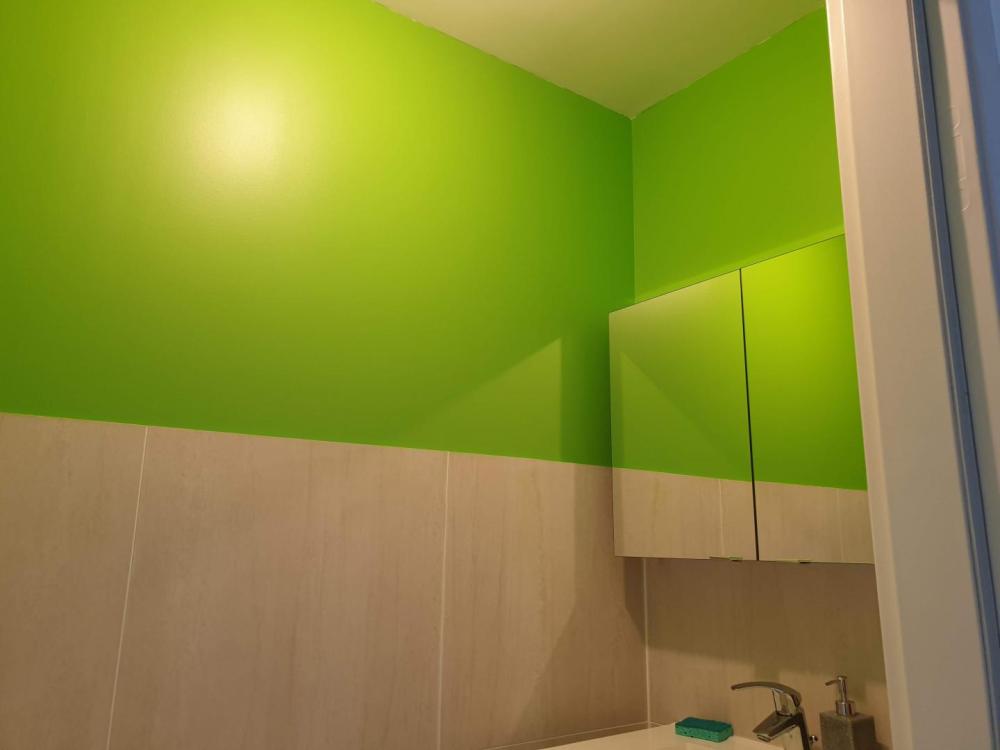 Rénovation de peinture lavabo