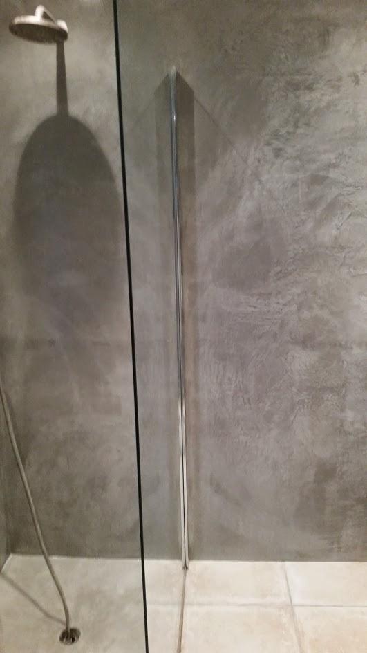 ETS Barile renovation salle de bain douche beton