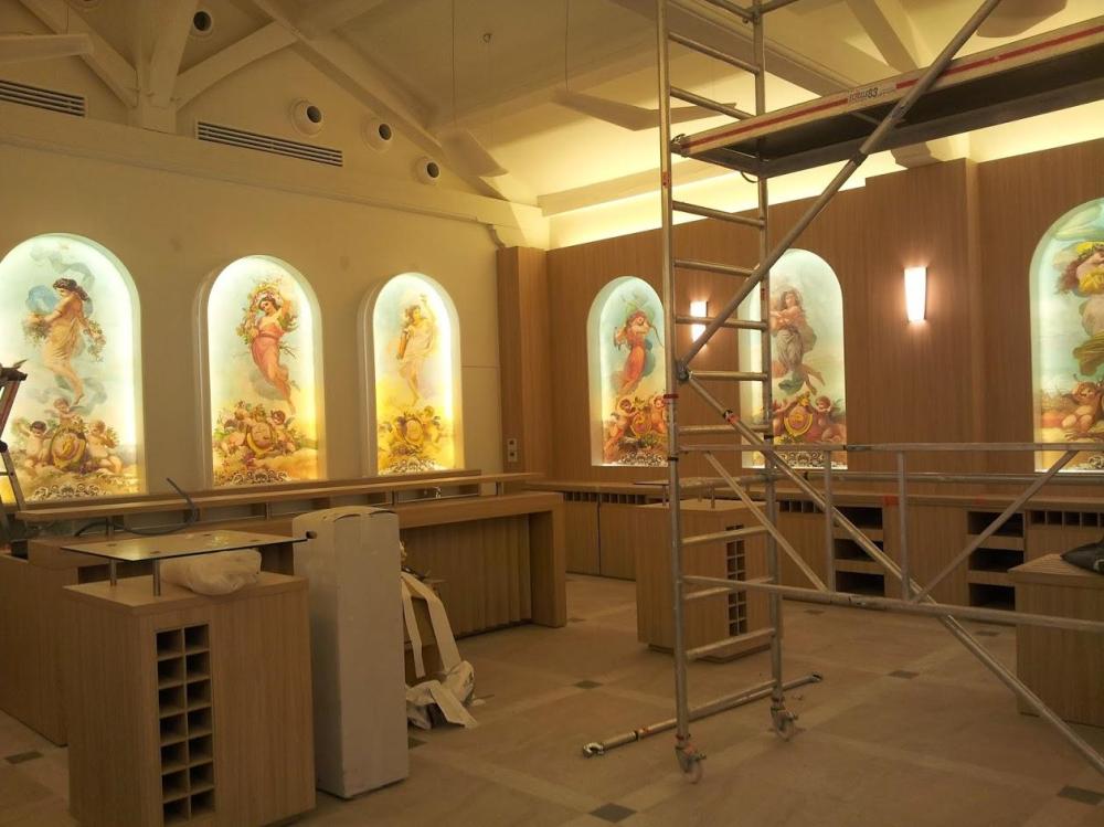 ETS Barile renovation caveau